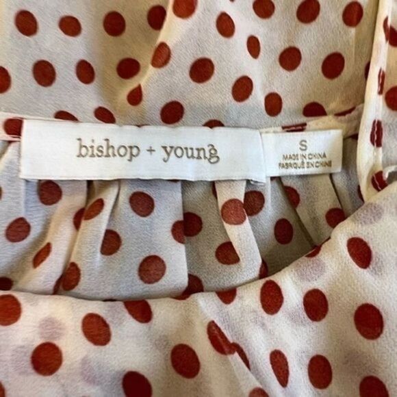Bishop and young romance marigold  polka dot womens small - Picture 9 of 10